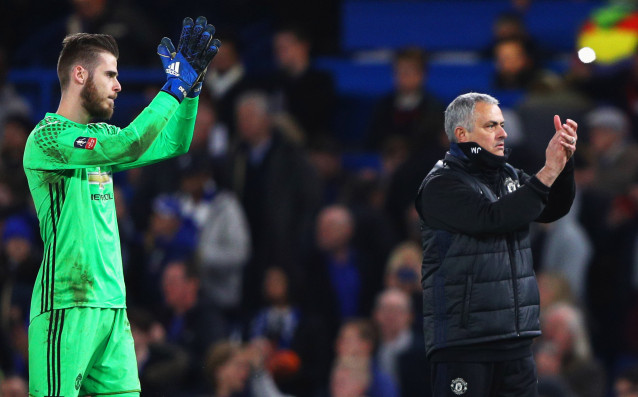 Вратарят на Манчестър Юнайтед Давид де Хеа посочи Жозе Моуриньо