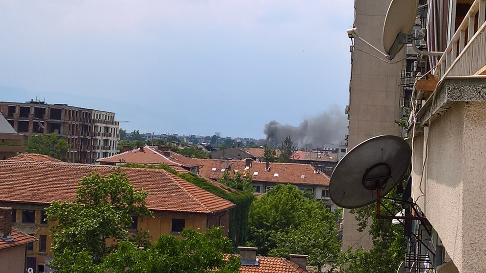 Пожар избухна в производствено хали на бившия завод "Балкан"в Пловдив