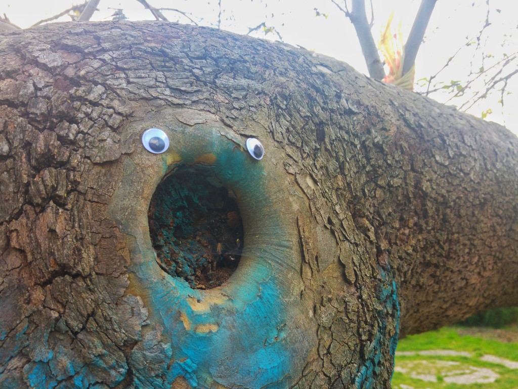 Eyebombing е <strong>улично изкуство,</strong> при което се залепват пластмасови очички върху предмети. Целта е да се „очовечат“ улиците и околната среда, да се получат невероятно ефектни физиономии, с което да се даде слънчева и топла емоция на преминаващите хора.