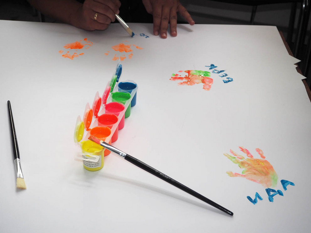 Рисунка от ръчичките на най-чаканите бебета