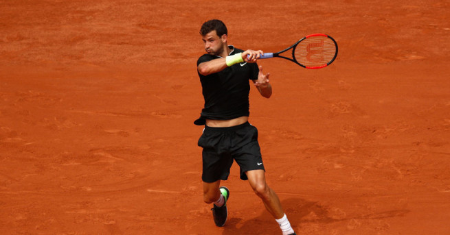 След пет загуби от Хуан Мартин Дел Потро Григор Димитров