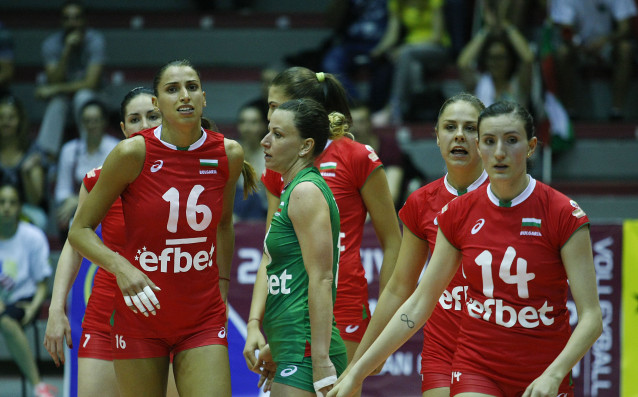 Женският национален отбор по волейбол на България така и не