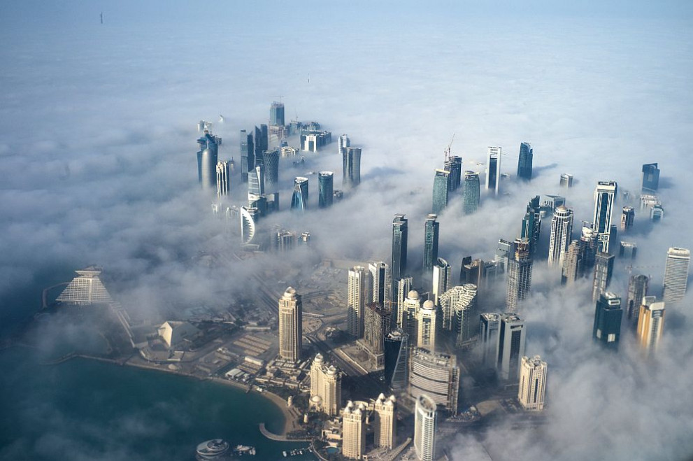 Изглед към столицата на Катар - Доха