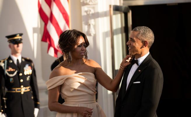  Мишел и Барак Обама 