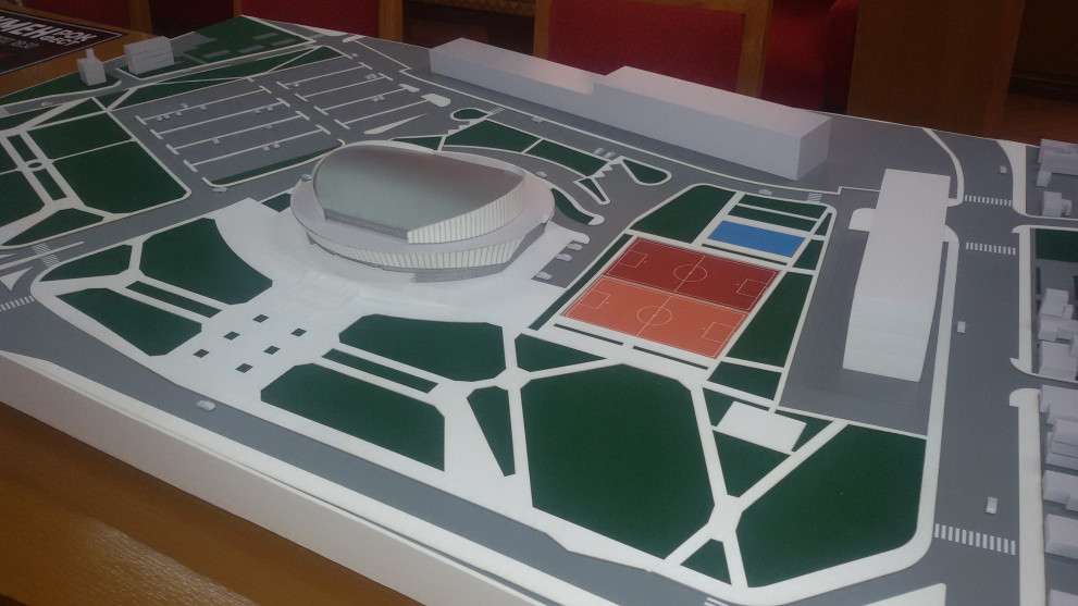 Зад залата ще бъде изграден и жилищен квартал