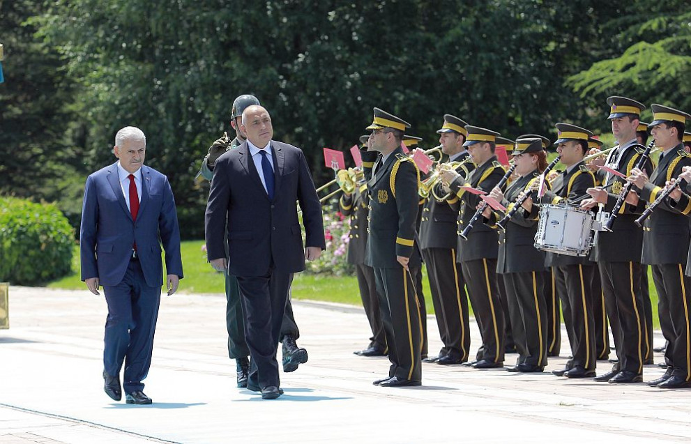  Българският министър председател Бойко Борисов и турският му сътрудник Бинали Йълдъръм 