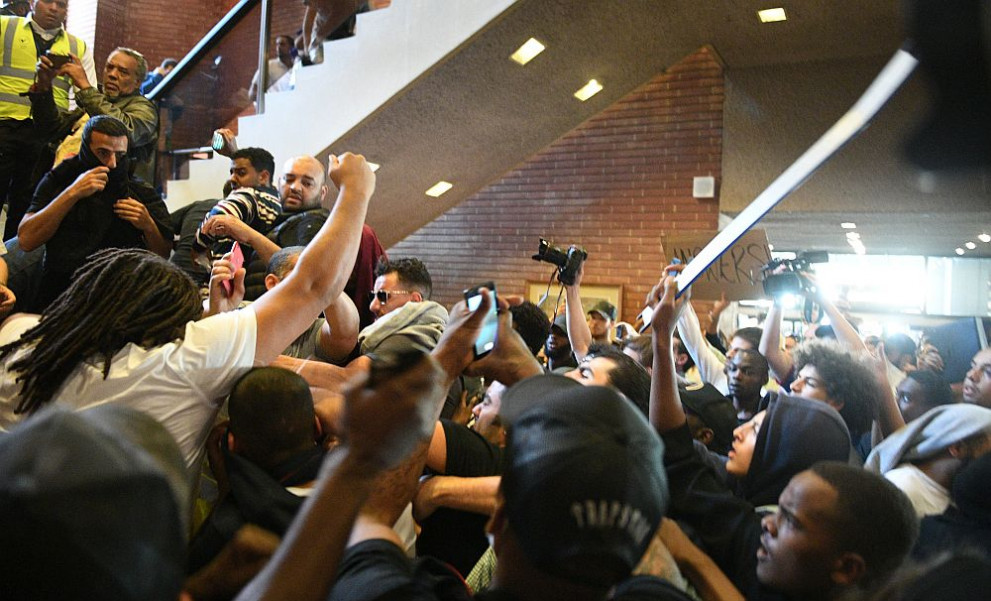  митинг пожар Лондон 