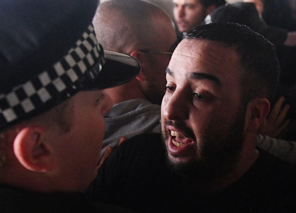  митинг пожар Лондон 