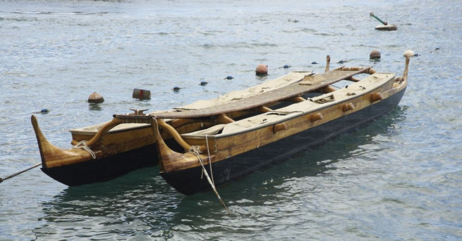 Традиционно полинезийско кану Хокулеа се върна в Хонолулу, Хавай, след