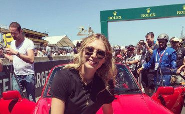 Маша сияе на Льо Ман