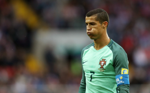 Нападателят на Португалия Кристиано Роналдо не тренира наравно със съотборниците