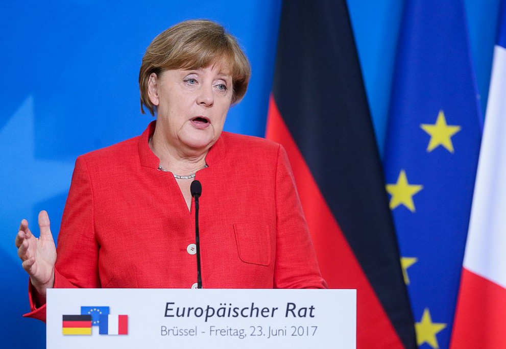  Германският канцлер Ангела Меркел 