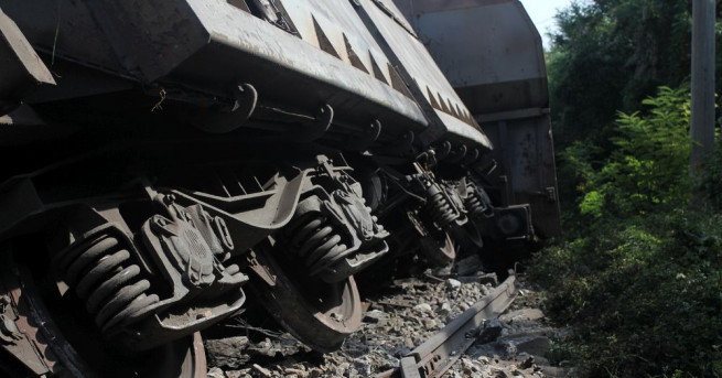 При избухналата огнена стихия в неделя на гара Горна Оряховица