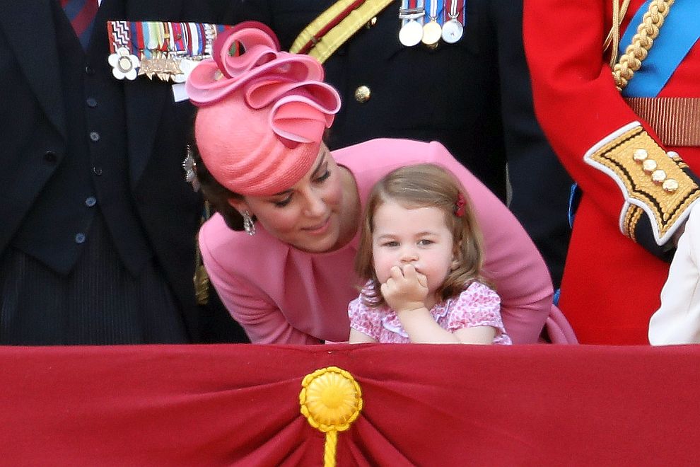 Херцогиня Катрин и принцеса Шарлот