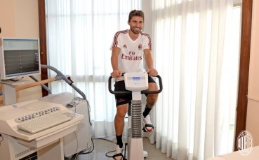 Борини вече минава прегледи в Милан