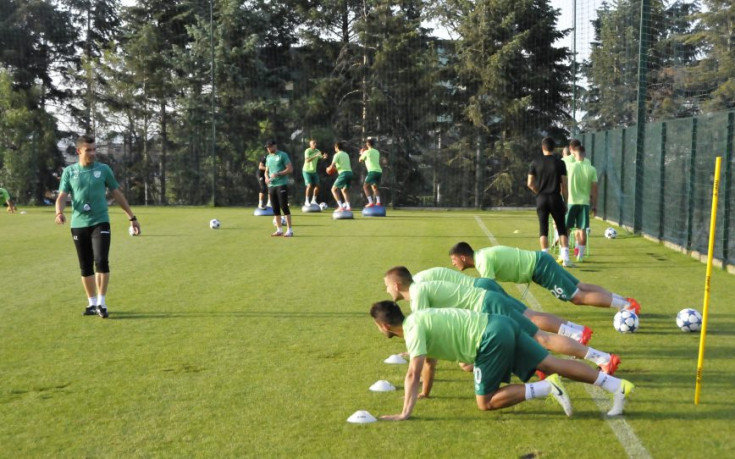 Берое вече тренира в Бояна