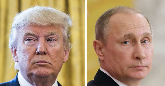Президентите на Русия и САЩ - Владимир Путин и Доналд
