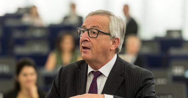 Председателят на Европейската комисия Жан-Клод Юнкер възкликна: Смешни сте! на
