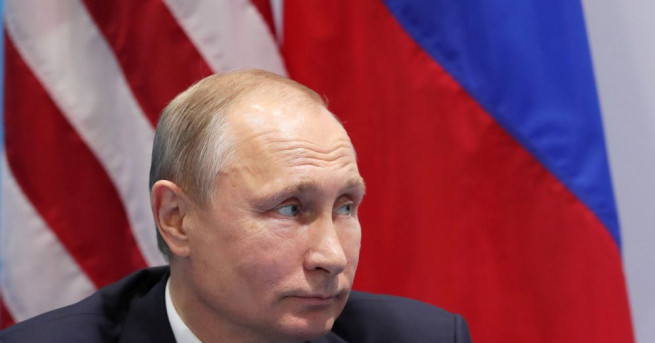 Президентът на Русия Владимир Путин е бил на кратка лятна