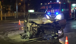 Кадър от последствията след катастрофата