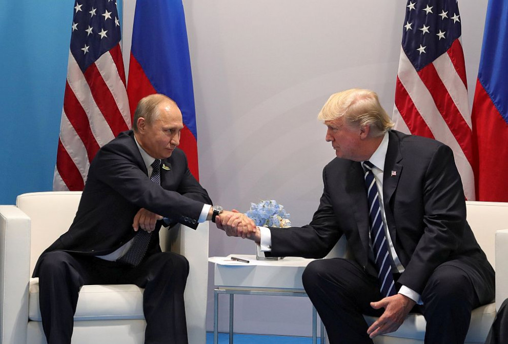 Американският президент Доналд Тръмп и руският му колега Владимир Путин