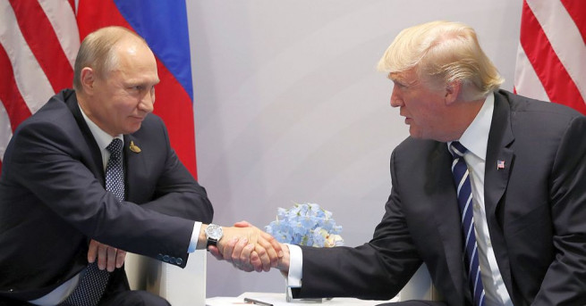 Руският президент Владимир Путин похвали американския президентът Доналд Тръмп но