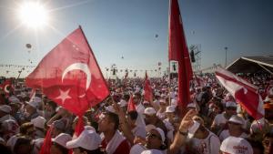 Турският президент Реджеп Тайип Ердоган организира в Анкара голям предизборен