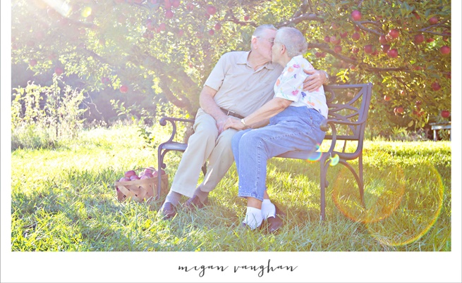  Руби и Херълд - и след 60 години към момента се целуват всеки ден..., (Снимка от фотосесията за 60-годишнината им) 