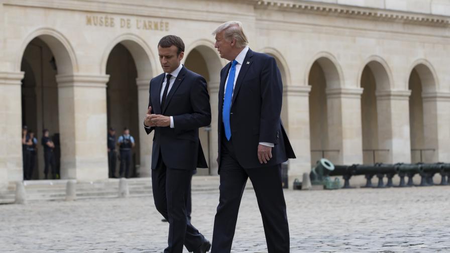 Тръмп с важен компромис в Париж, коментира тялото на Брижит