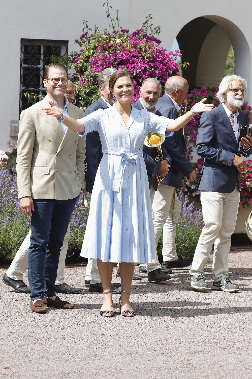 Шведската престолонаследничка принцеса Виктория
празнува своята
40-годишнина