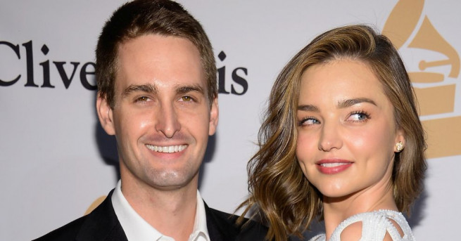 Супермоделът Миранда Кър и обявеният за най младия милиардер в света