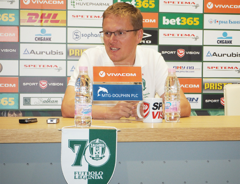 Треньорът на Жалгирис“: „Лудогорец“ е фаворит, но ние не се страхуваме“