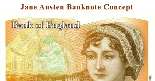Английската централна банка пуска в обръщение нова банкнота с лика