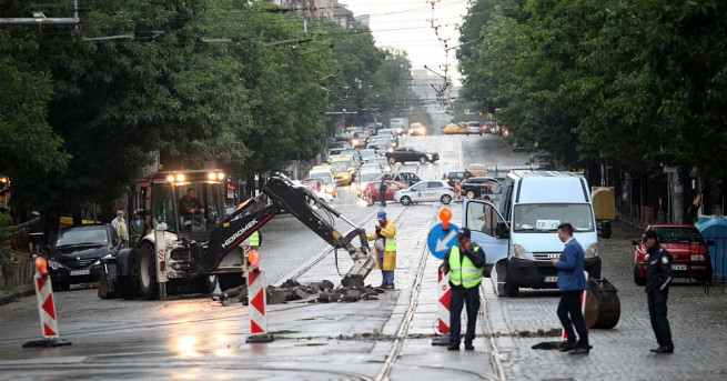 Нова блокада по столичния булевард Княз Александър Дондуков От събота