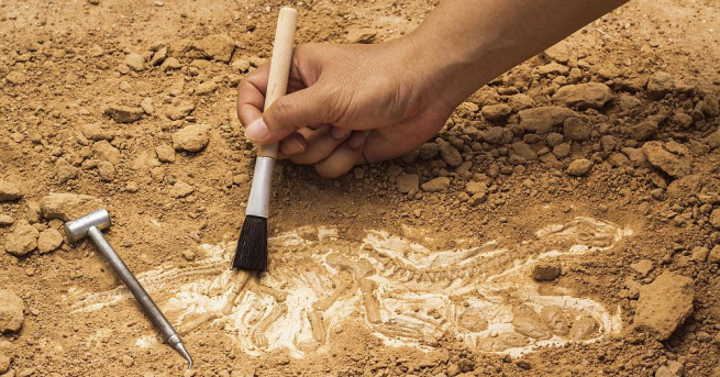 Римски гробници и скелети от трети и шести век са