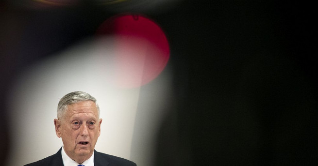 Министърът на отбраната на САЩ Джеймс Матис направи предположение че