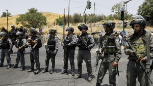 сблъсъци с израелската полиция във и около Ерусалим