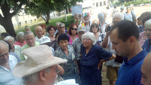 протест пенсионери Враца