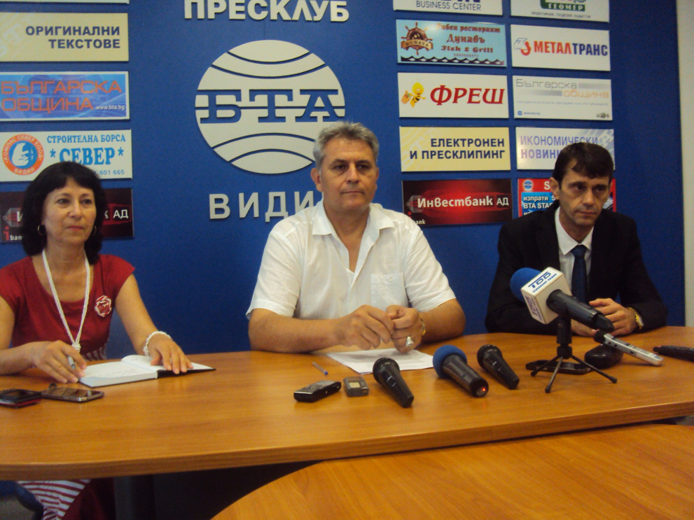 Росен Живков даде пресконференция във Видин.