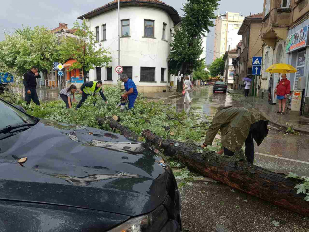 Бурята в Севлиево