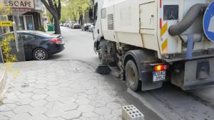почистване метене улици