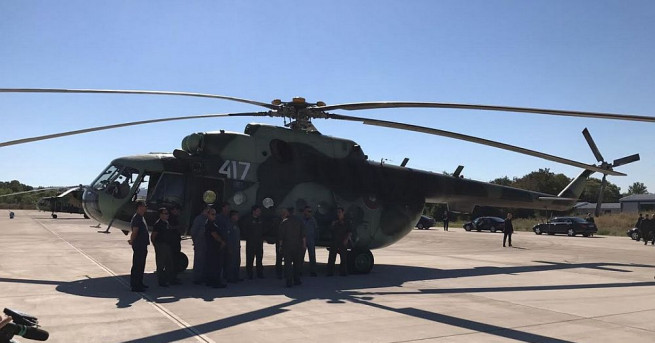 Падналият хеликоптер край Пловдив е водил военния парад в София