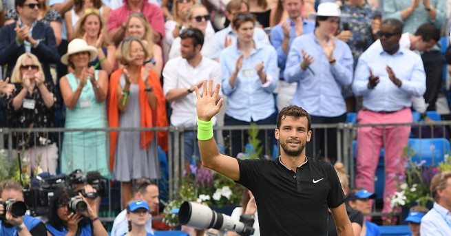 Григор Димитров започна с победа участието си на турнира от