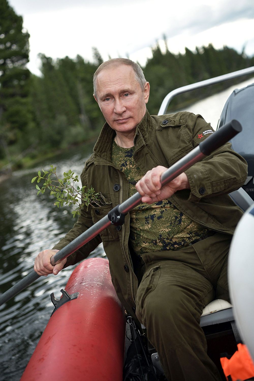 Владимир Путин на риба в Южен Сибир