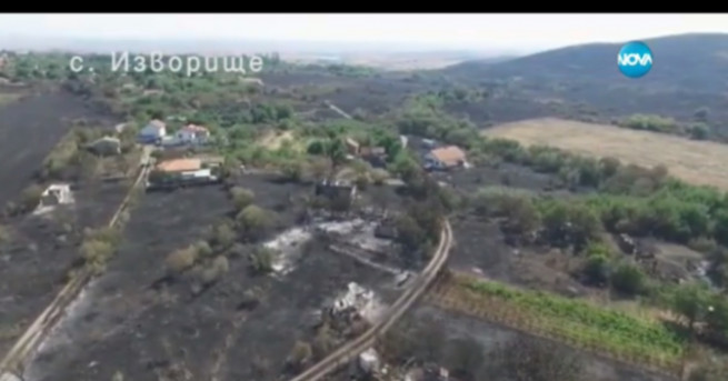 Нов пожар се е запалил в района на село Изворище