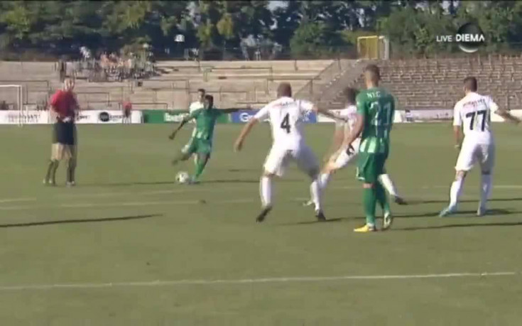 Голът на Карлос Охене срещу Славия