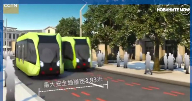 Ново поколение китайски влакове тип маглев на магнитна възглавница развиващи