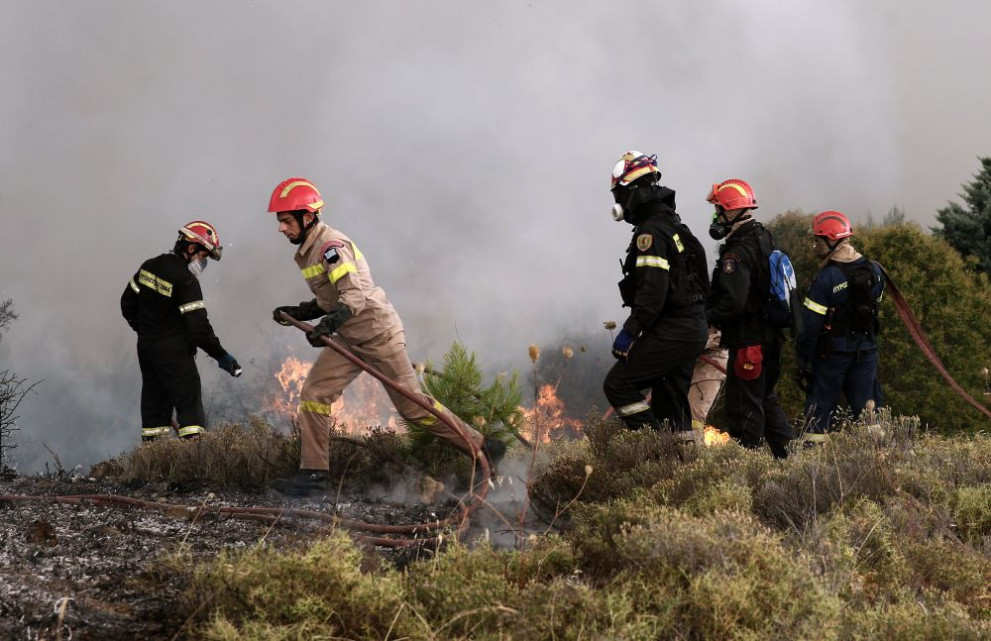 Пожари в Гърция