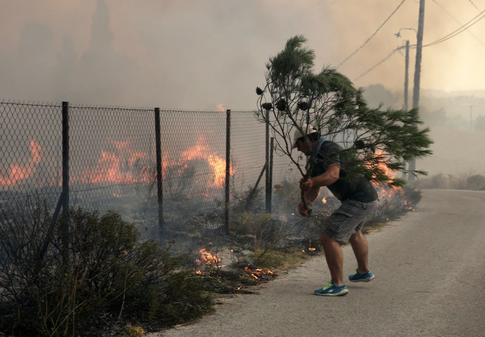  пожари в Гърция 