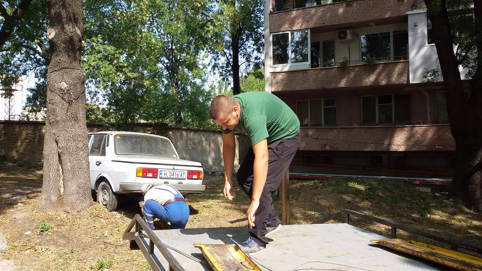 Това е петият изоставен автомобил, който е принудително премахнат в Шумен